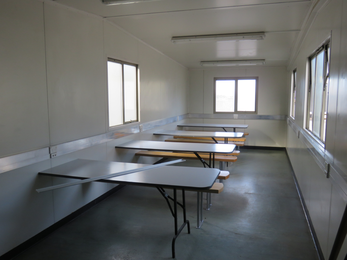 9.6 x 3.5m Lunch Room
